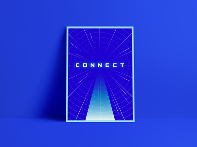 CONNECT design designbold illustration illustree minimal pixelart poster typography vector