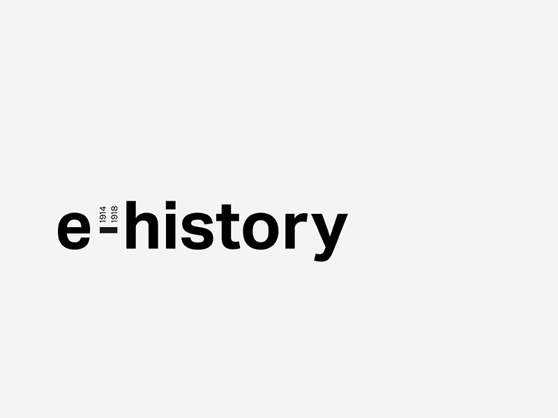 e-history - logo branding education history interactive logo simple