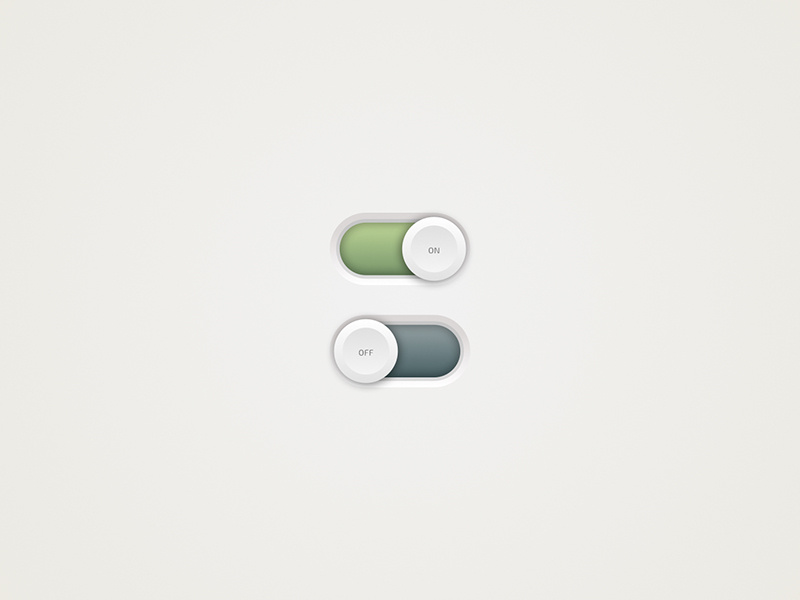 On Off Switch - #DailyUI #015 skeuomorphism daily ui