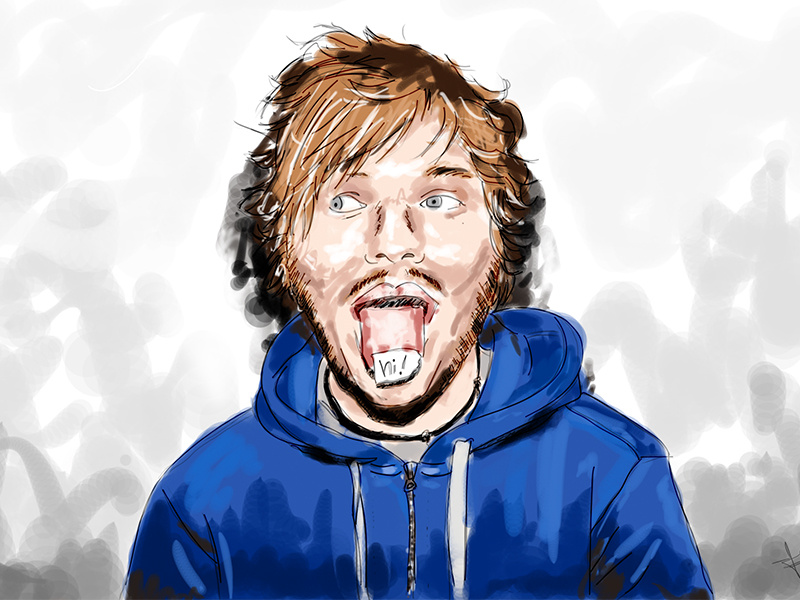 Ed illustration ed sheeran digital art