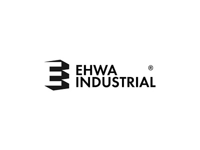 EHWA INDUSTRIAL branding font design logo typography