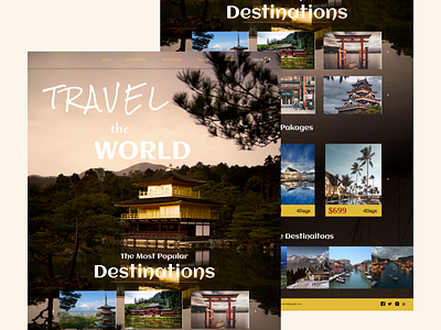 travel the world webpage