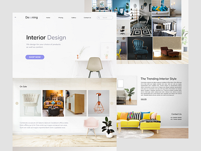 Furniture web design