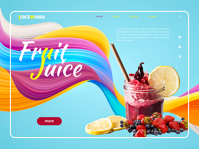 juice landing page design pro ui web webdesign