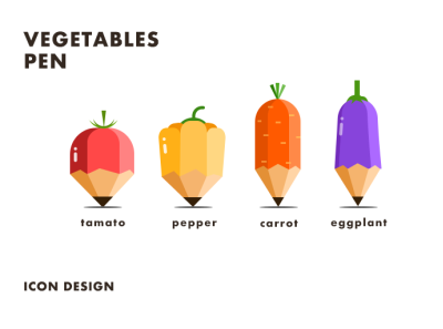 Creative vegetable icon app design icon illustration ui ux