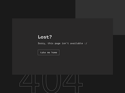 404 Page 404 page daily ui 008 dailyui dailyuichallenge design error 404 error message error page ui