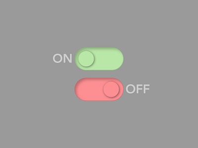 On/Off Switch daily ui daily ui 015 daily ui challange daily ui challenge dailyui dailyuichallenge design off switch on switch switch switch button ui