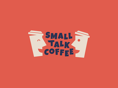 Let's go small talk coffee brand identity branding cafe coffee coffee cup gif graphic design illustraion small talk