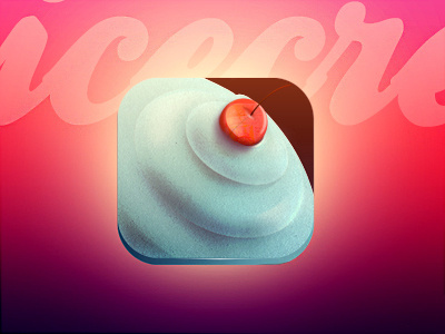 Sweets apple cherry cream food ice ice cream icon ios ipad iphone realistic rush sugar sugar rush sweet