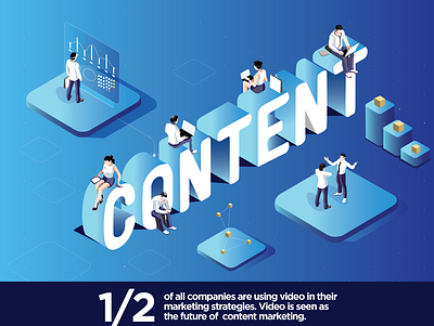 CONTENT IS KING branding design flat illustration ui ux vector