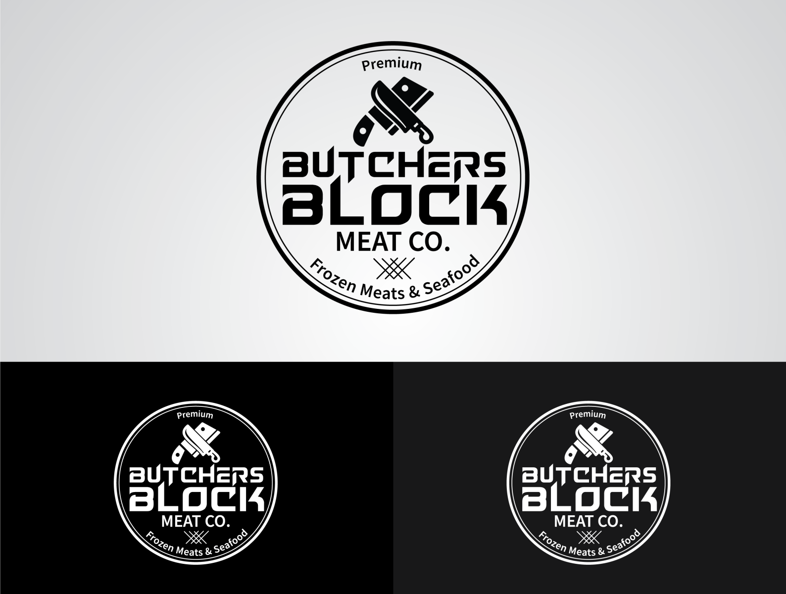 Butchers Block Meat Co. by Ashes Saha on Dribbble