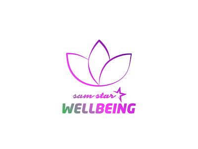 Sam Star Wellbeing branding design graphic design logo logodesign typo vector