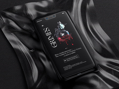 GRIMES - MOBILE WEBSITE CONCEPT art pop elonmusk figma figma design figmadesign grimes mobile version room pop shoegaze space rock synthpop synthwave ui ux wave website