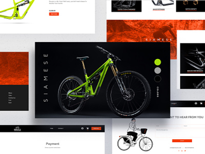Roar cycles 3 adobe xd adobexd bicycle bike brand clean design ui uiux ux website