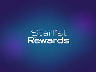 Starlist rewards logo nft clean ui ux website
