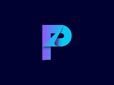 P letter logo mark