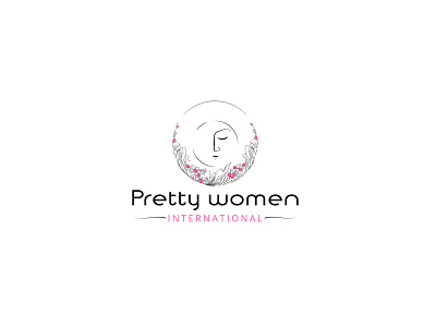 Pretty women feminine logo brand brand design brandlogo business logo design feminine feminine design feminine logo logo logoconcept logodesign logodesinger logoicon logoinspiration logos logotype