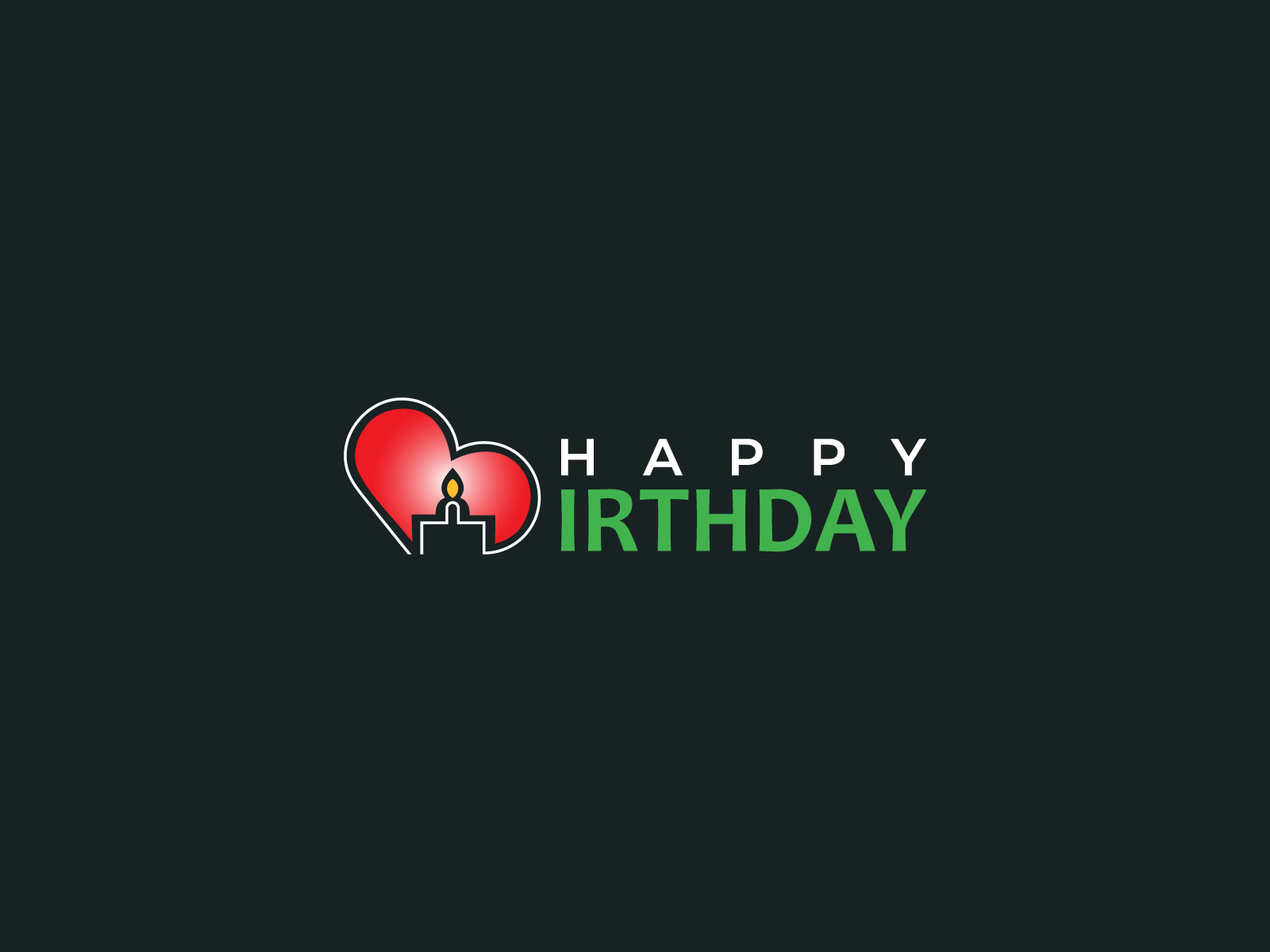 Happy Birthday Logo By Md Humayun Kabir On Dribbble