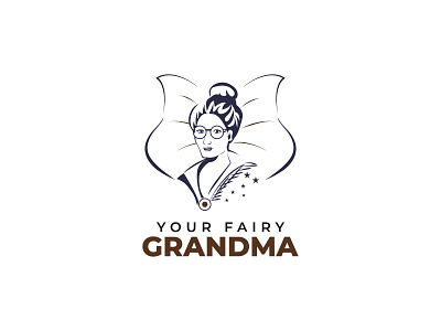 ''Your Fairy Grandma '' Feminine Logo brand brand design brand identity branding creative logo feminine feminine logo feminine logo design feminine logos logo logo design logodesigner logos logotype minimal minimal logo minimal logo design minimal logos minimalist logo minimalist logo design