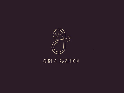 Letter G + girl icon logo