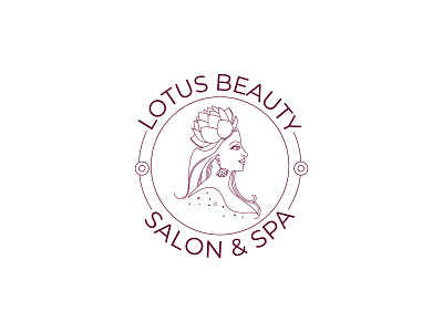 Line art feminine logo ''Lotus Beauty Salon & Spa Logo'' beauty logo brand identity branding feminine logo feminine logo design feminine logos line art line art logo line icon linework logo logo design logodesigner logodesigns logos logotype minimal logo minimal logo design minimal logos salon logo