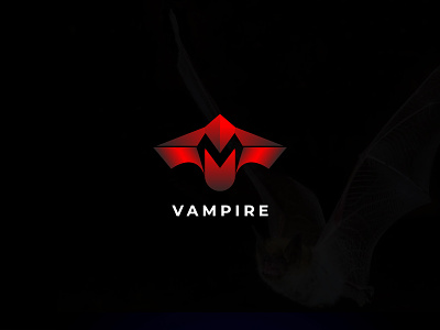 Vampire Modern Logo bat bat logo brand designer brand identity branding gradient gradient logo logo logo design logo icon logo mark logodesigner logos logotype minimal minimal logo modern logo symbol vampire logo vampire modern logo