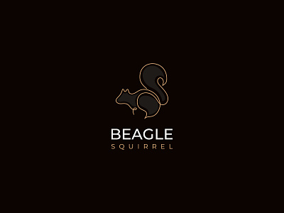 One Line Art, Line Art Minimal  Logo,  Squirrel Logo