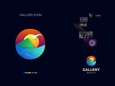 Gallery Icon, Modern Logo Design