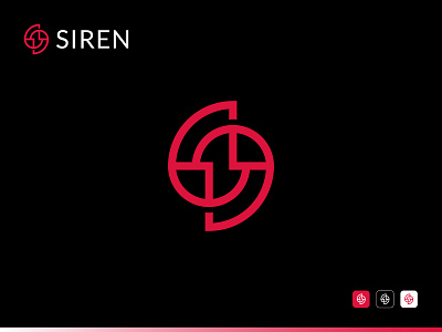 Letter S Modern Minimal Logo, Modern Logo