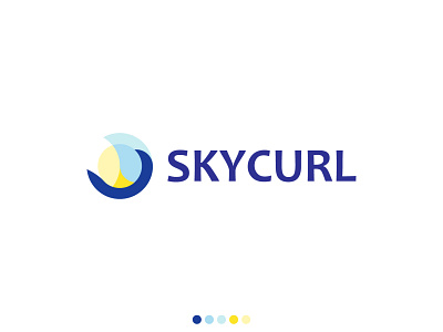Modern Logo Design, Skycurl Logo Concept