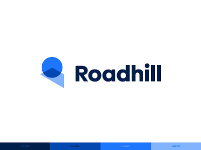 Letter R + Hill Modern Logo Concept, Modern Logo Design