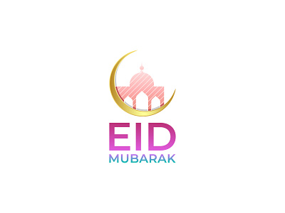 Eid Logo Design, Eid Ul Fitr Logo Concept, Holy Eid Logo
