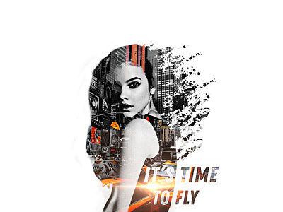 It’s time to fly art poster