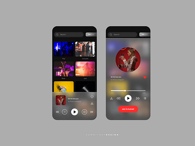 Music App - UI Design