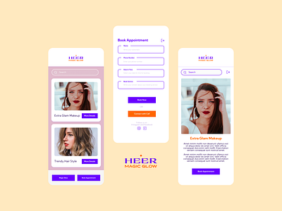 Make up Appointment App