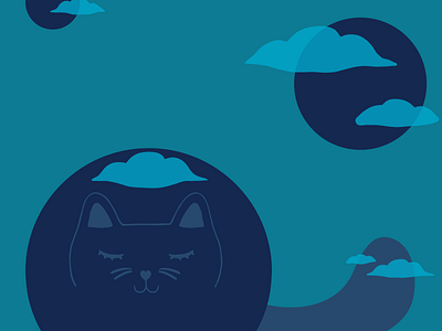 Napcat cat cat illustration flat design graphic design illustration vector