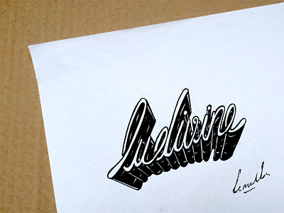 Ludivine. 3d ludivine rotring type typo typography