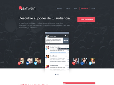 Kewen Website, Chile — 2013 design ui ux website