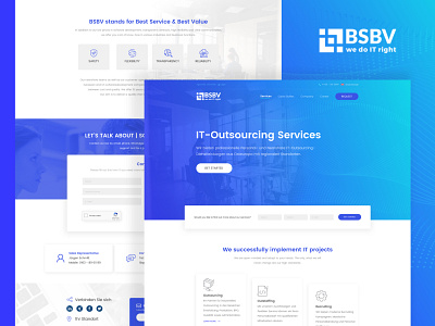 BSBV Web Design Concept. app branding icon logo minimal type ui ux web website