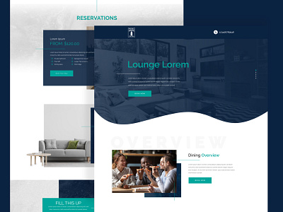 Hotel Mission Web Design app branding design flat icon logo minimal ui ux web