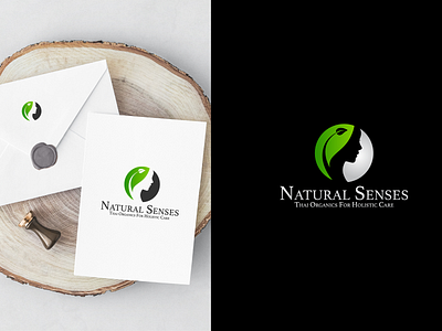 Natural Senses Logo Design beauty logo branding design logo minimal nature logo woman logo