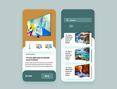 TV Shop app app design dailyui design ecommerce app figmaafrica figmadesign ui design ux