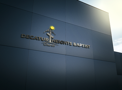Decatur Heights Baptist Church Logo baptist church decatur logo logo design logodesign minimal modern modern logo typography
