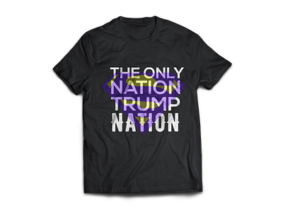 The Only Super Nation Is Trump Nation - Exclusive trump tshirt 2020 america illustrator modern nation t shirt trump tshirt typography