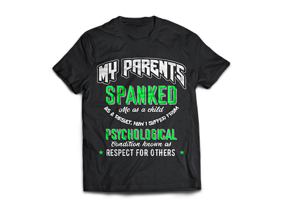 Psychological Typography T-Shirt Design