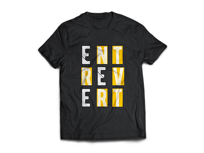 ENTREVERT Entrepreneur Niche T Shirt Design 2020 design entrepreneur entrevert illustration illustrator modern niche t shirt tshirt typography
