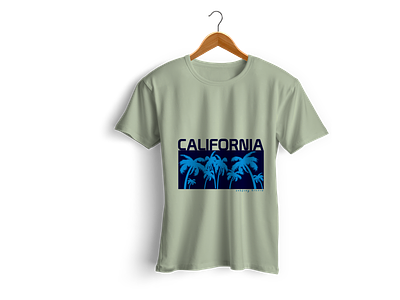 California T-shirt Typography Design 2020 california design illustrator modern tshirt typography