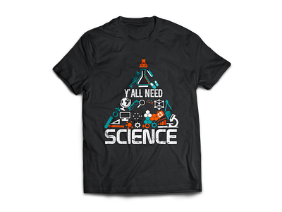 Y'all Ned Science - Typography Graphic Tshirt Design by zidannkh