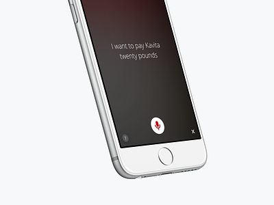 Voice banking - Santander api app app design bank banking design ios iphone personal search voice