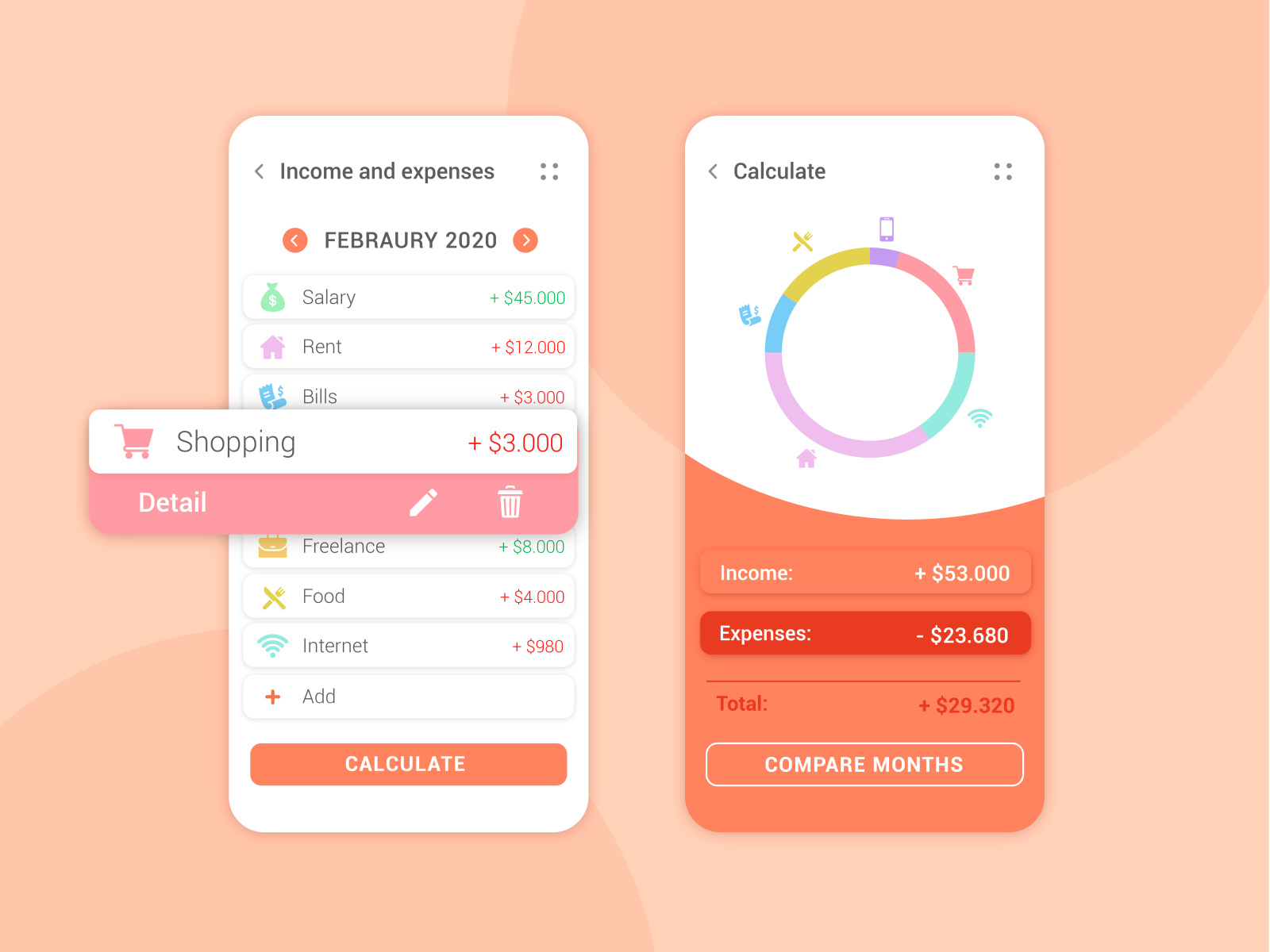 #DailyUI 004 - Calculator by Sofía Grasso on Dribbble